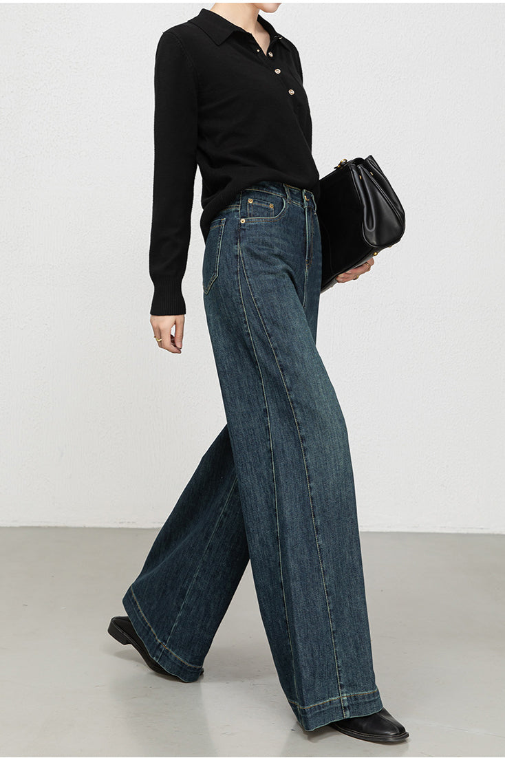 High Waist Loose Wide Leg Jeans