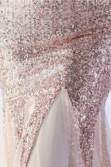 Sequin Ruffled Mesh Party Dress