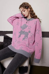 Relaxed Fit Cozy Crewneck Sweater