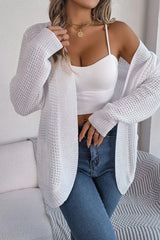 Loose Knit Pocket Cardigan