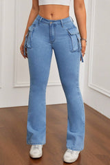 Slim Fit Stretch Flare Jeans