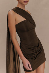 Strapless Ruched Bodycon Mini Party Dress