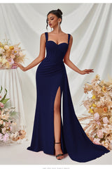 Sexy Bodycon Slit Maxi Party Dress