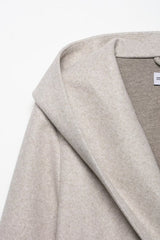 Soft Hooded Loose Fit Casual Overcoat