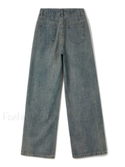 90s Washed High Waist Boyfriend Jeans Boyfriend Jeans