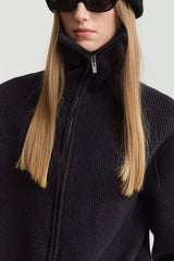 Slouchy High Neck Loose Solid Sweater