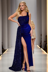 Asymmetric Gown Formal Dress