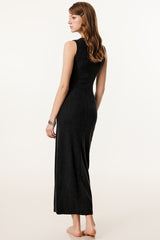 Slim Fitted Knit Tank Sweater Dress