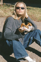 Soft Rib Relaxed Cardigan