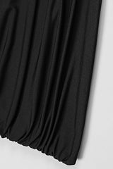 Mesh Patchwork Strapless Party Dress