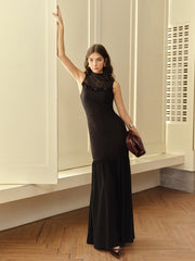 Rosette Panel Tank Dress Dresses