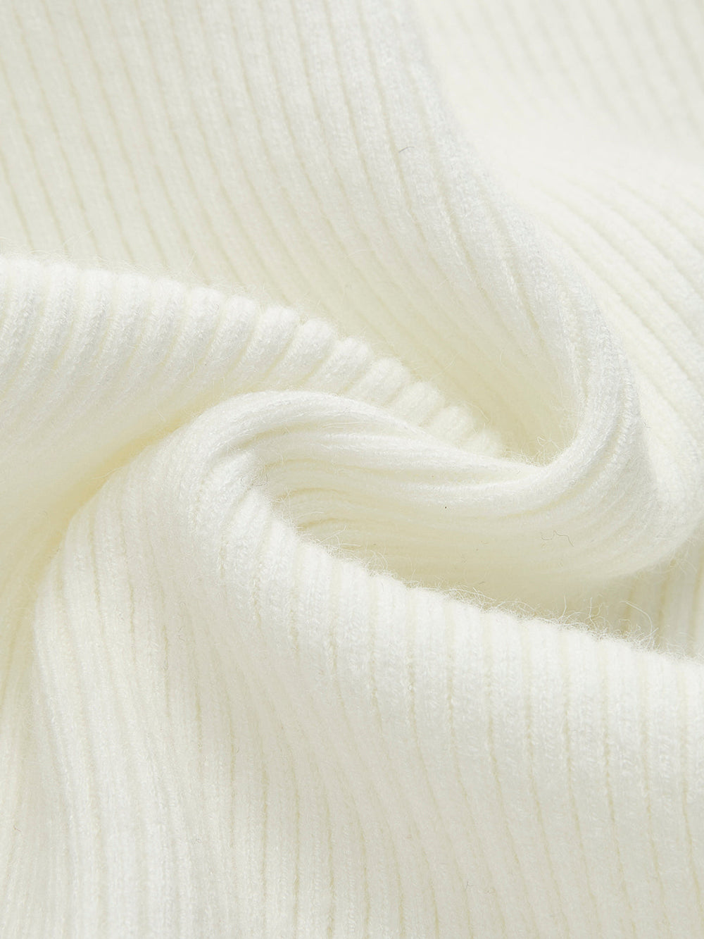 Plain Asymmetrical Breasted Sweater Sweaters