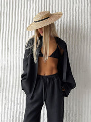 Oversized Long Sleeve Blouse