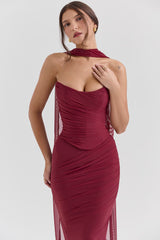 Corset Style Bodycon Formal Dress