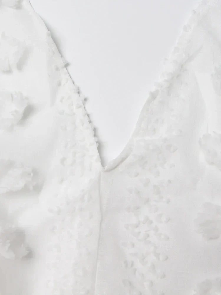 Halter Floral Mesh Patchwork Boho Dress