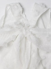 Halter Floral Mesh Patchwork Boho Dress