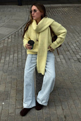 Soft Wool Oversized Pullover Sweater