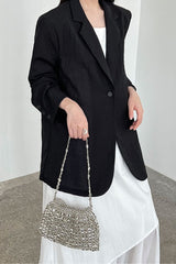 Lightweight Linen-Look Blazer