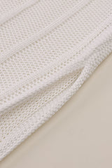 Sexy Split Backless Tie Knit Cardigan Sweater Dress