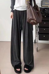 Relaxed Casual Drapey Knit Pants