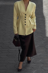 Elegant Long Sleeve Blazer