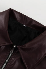Fashion PU Leather Biker Jacket