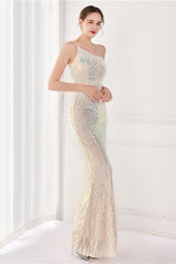 Sparkle Beaded V Neck Party Gown Formal Dress