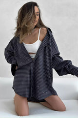 Casual Oversized Short Sleeve Blouse