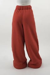 Warm Fleece Lined Solid Knit Pants
