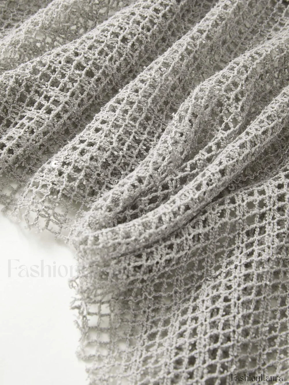 Arm Gloves Hollow Out Star Crochet Knit Mini Dress Mini Dresses