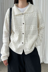 Openwork Knit Cardigan