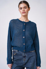 Relaxed Fit Knit Cardigan