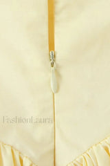 Ballet Style A Line Fluffy Neck Mini Dress