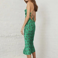 Bandage Off Shoulder Floral Dress