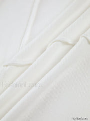 Basic Piping Graceful Long Sleeve Top T Shirts