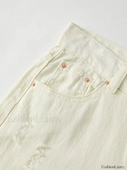 Basic Wash Straight Leg Boyfriend Jeans Boyfriend Jeans