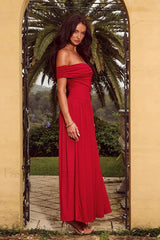 Black One Shoulder Off The Shoulder Tube Top Maxi Dress