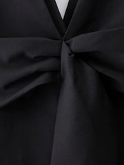 Bowknot Double Breasted Graceful Sleeveless Vest Vests