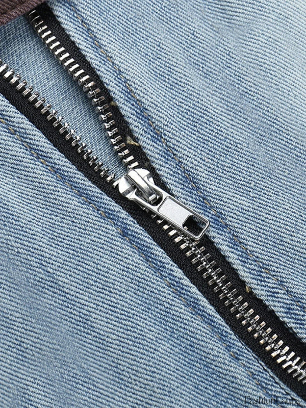 Buckle Belt Strapless Denim Mini Dress Mini Dresses