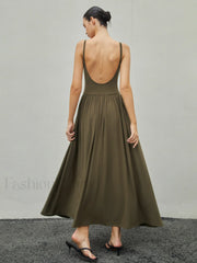 Bustier Corset Open Trendy Back Long Tank Dress Knit Dresses