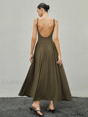 Bustier Corset Open Trendy Back Long Tank Dress Knit Dresses