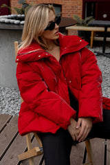 Loose Fit Quilted Cotton Jacket