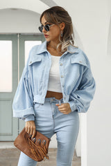 Button Up Corduroy Short Jacket