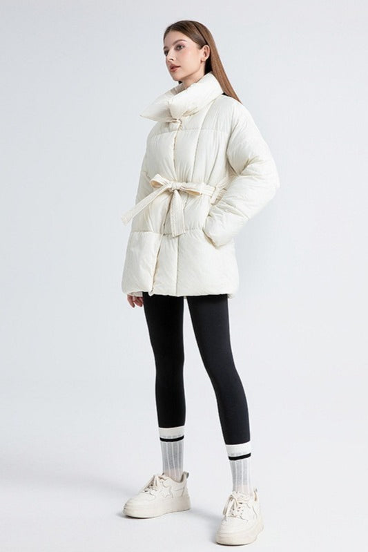 Longline Design Puffer Jacket