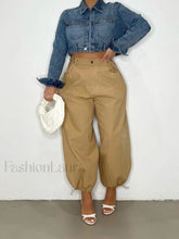 Cargo Loose Fit Pants Khaki / S Pants