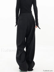Casual Wide Graceful Leg Pants Pants