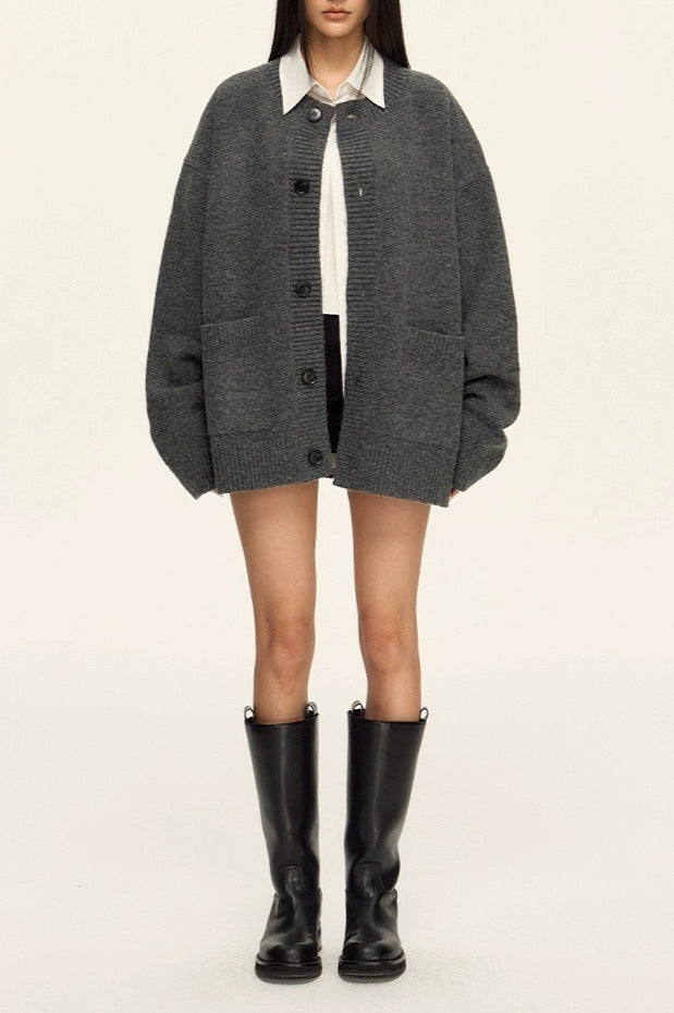Relaxed Knit Cardigan