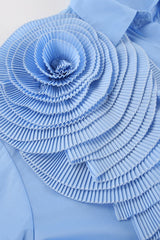 3D Floral Long Sleeve Blouse