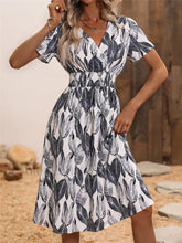 Chic Summer Fashionable Floral Navy Sleeveless Elegant Holiday Midi Dress