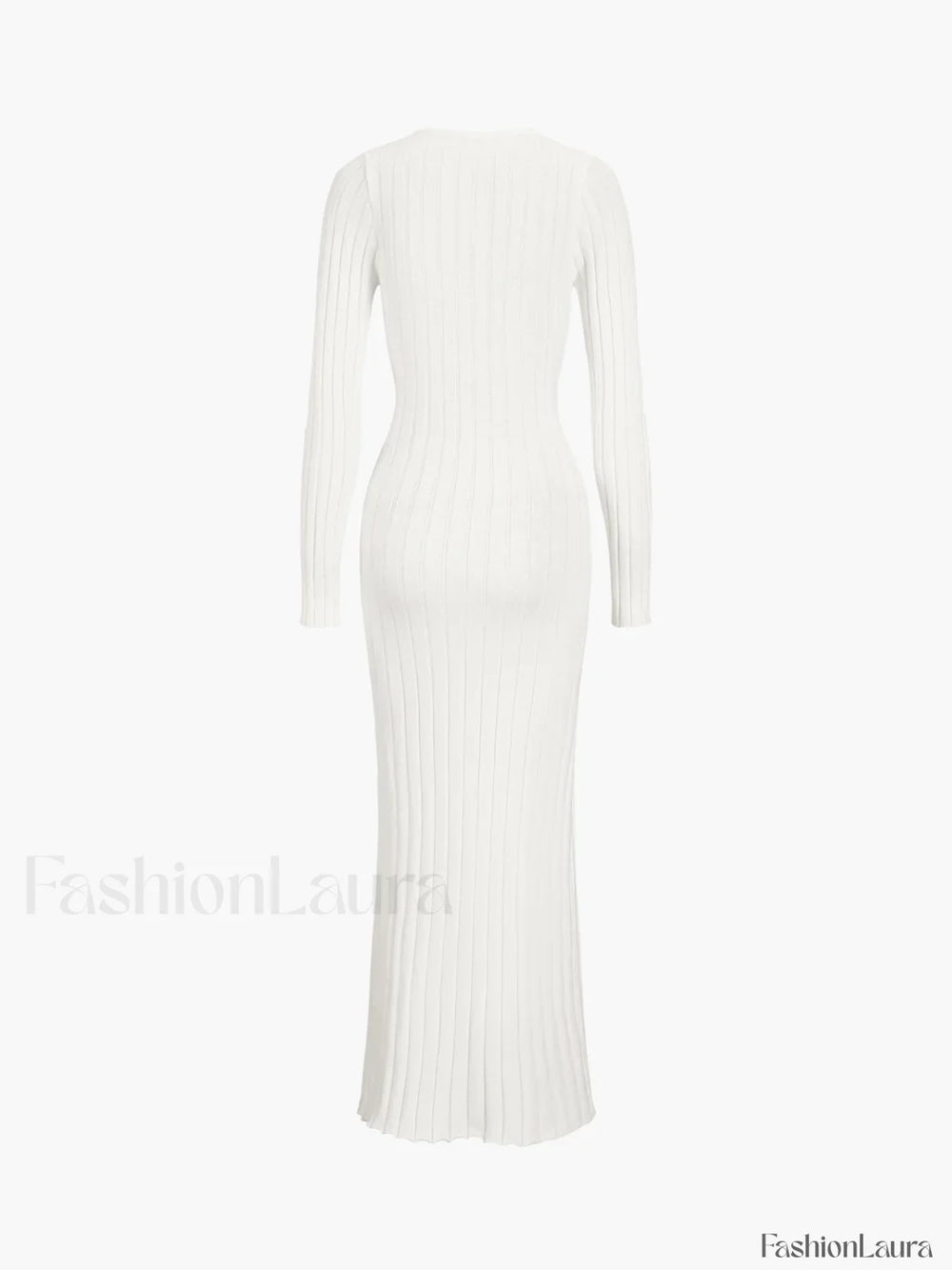 Coastal Allure Knotted Trendy Long Sweater Dress Sweaters L